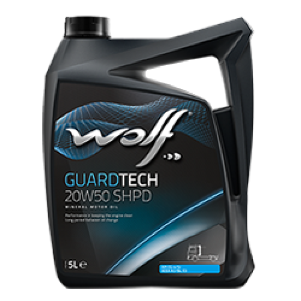 WOLF GUARDTECH 20W50 SHPD 5 Lt.