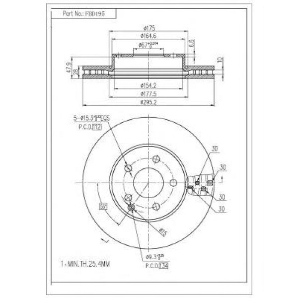 ΔΙΣΚΟΠΛΑΚΑ FBD-195