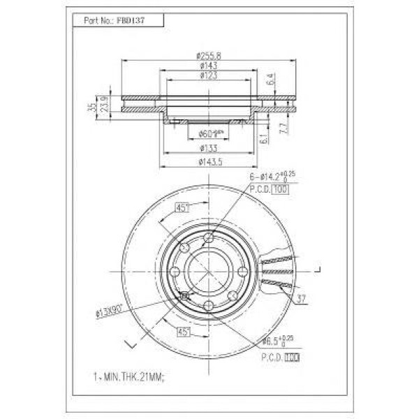 ΔΙΣΚΟΠΛΑΚΑ FBD-137