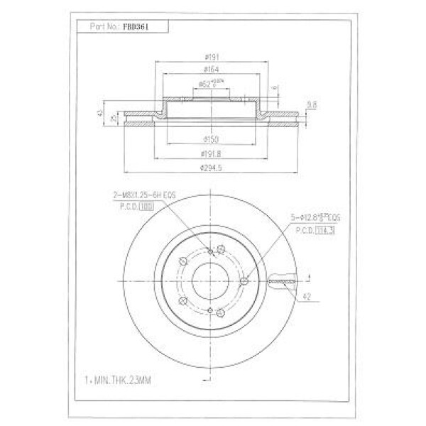ΔΙΣΚΟΠΛΑΚΑ FBD-361