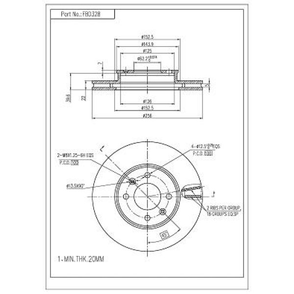 ΔΙΣΚΟΠΛΑΚΑ FBD-328