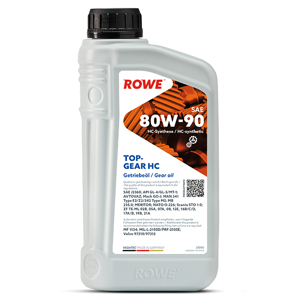 ROWE TOPGEAR SAE 80W90 HC 1L