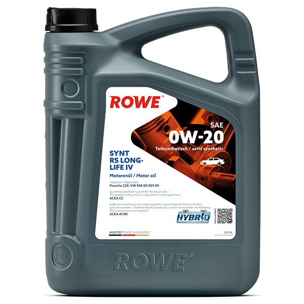 ROWE SYNT RS LL IV SAE 0W20 5L
