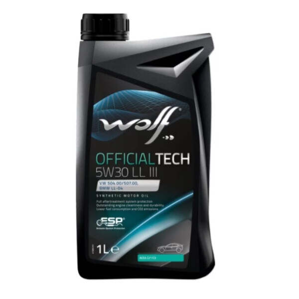 WOLF OFFICIALTECH 5W30 LLIII  1 Lt.