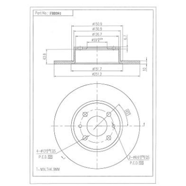 ΔΙΣΚΟΠΛΑΚΑ FBD-381