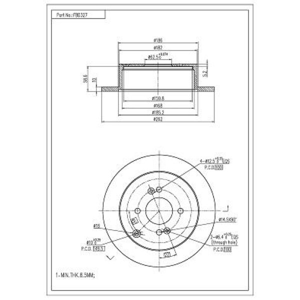 ΔΙΣΚΟΠΛΑΚΑ FBD-327