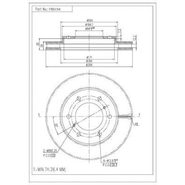 ΔΙΣΚΟΠΛΑΚΑ FBD-194