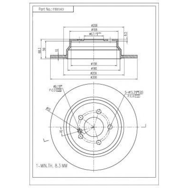 ΔΙΣΚΟΠΛΑΚΑ FBD-163